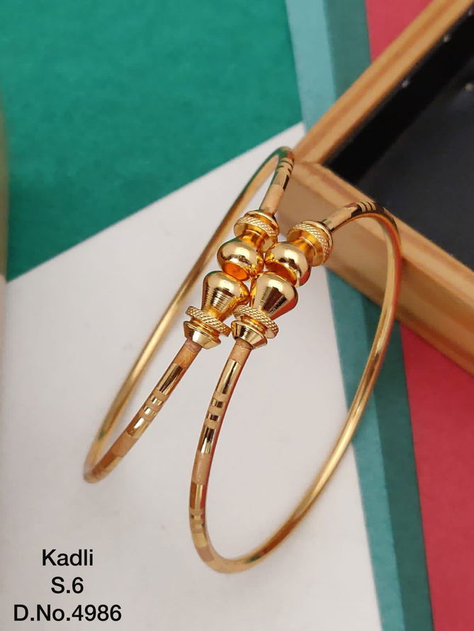 Accessories Brass 	Rose Gold Designer Kadli
